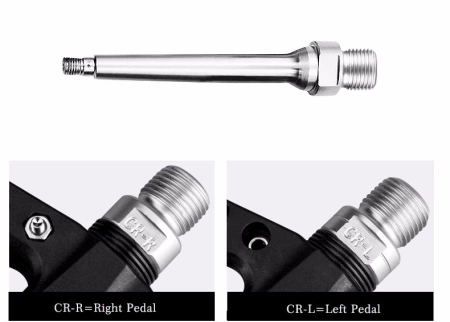 Zestaw pedałów rowerowych Rockbros 2017-12CBK z nylonu - czarny