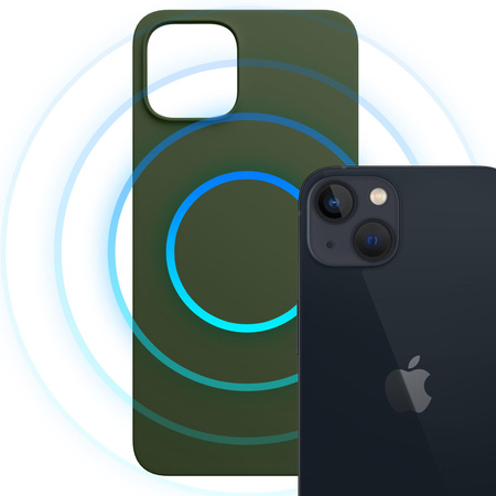 Apple iPhone 15 Plus - 3mk Hardy MagSilicone Alpine Green