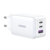 Ugreen CD244 65W USB-A / 2x USB-C GaN-Schnellladegerät - Weiß