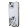 Karl Lagerfeld nakładka do iPhone 15 6,1&quot; KLHCP15SLKCNSK KARL HC LIQ. GLITTER C transparentna
