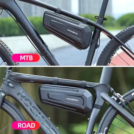 Rockbros B67 wasserdichte Fahrradtasche für Rahmen – Schwarz