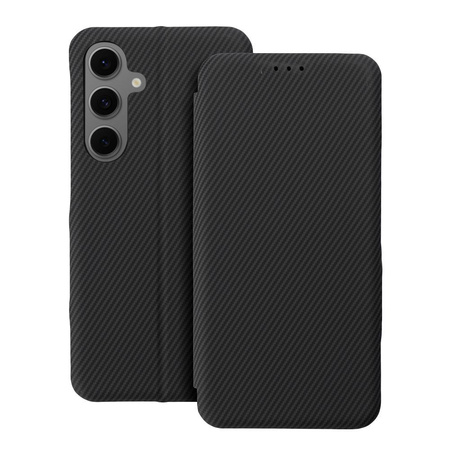 Kabura FOLIO Side Magnet kompatybilny z S-PEN do SAMSUNG S25 ULTRA czarny