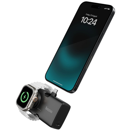 PowerBank 3w1 Bazic Koda 5000mAh PD20W   USB-C/Lightning czarny