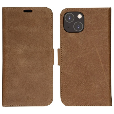 Etui dbramante 1928 Lynge 2w1 Wallet do   iPhone 14 brązowy/brown