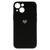 Vennus Silicone Heart Case do Iphone 14 Plus wzór 1 czarny