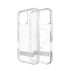 ZAGG Crystal Palace Snap Kickstand MagSafe Case with Stand for iPhone 16 Pro Max - Clear