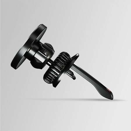 Allity uchwyt samochodowy do kratki ACH-300 magnetyczny z ładowaniem bezprzewodowym czarny 15W