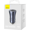 Baseus Golden Contactor Pro car charger 2x USB-C 40W gray (CGJP000013)