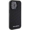 Karl Lagerfeld Quilted K Pattern case for iPhone 15 Pro - black