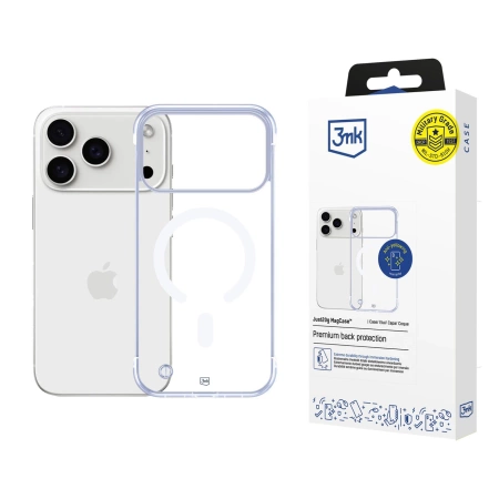 Etui 3mk Just20g MagCase na iPhone 17 Pro - przezroczyste