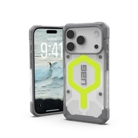 UAG Pathfinder Clear MagSafe Case für iPhone 17 Pro - Neongrau