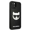 Karl Lagerfeld KLHCP13SCH3DBK 13 mini 5,4 &quot;schwarz / schwarzes Hardcase 3D Rubber Choupette