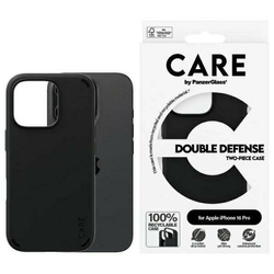 Case IPHONE 16 PRO CARE by PanzerGlass Feature Double Defense Case 1334 black