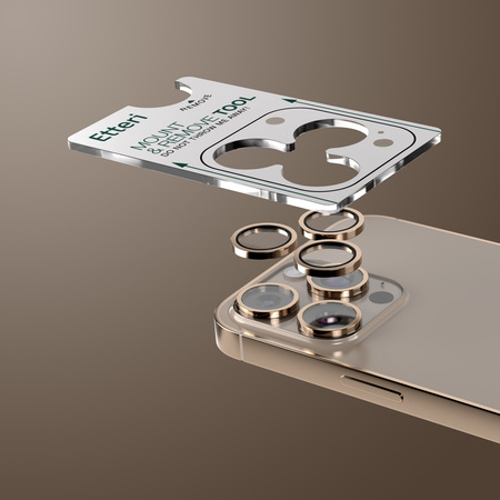 Etteri szkło na aparat do iPhone 16 Pro / 16 Pro Max złoty