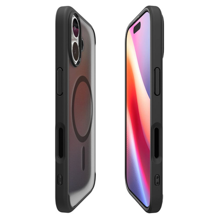 SPIGEN futerał ULTRA HYBRID MAG kompatybilny z MagSafe do IPHONE 17 frost black