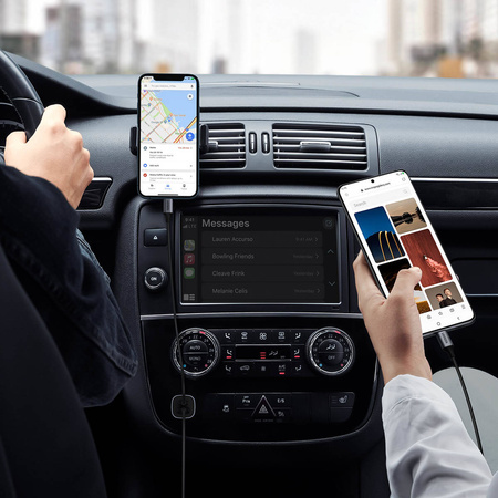 Ugreen Auto-Schnellladegerät USB-A / USB-C 30W PD PPS grau (CD130)