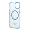 Oryginalne Etui IPHONE 13 Guess Hard Case Gold Outline Translucent MagSafe (GUHMP13MHTCMB) niebieskie
