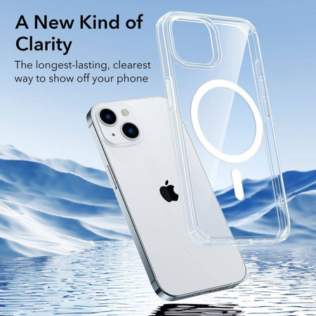 Etui IPHONE 14 PLUS ESR Krystec Halolock MagSafe transparentne