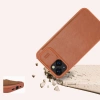 Nillkin Qin Leather Pro Case iPhone 14 Plus Camera Cover Holster Cover Flip Case Blue