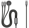 JELLICO kabel B25 3w1 (Apple Watch) 3.1A 1.2M Czarny