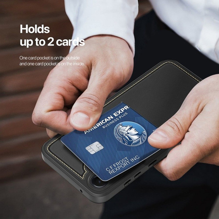 DUX DUCIS futerał RAFI II MAG z podstawką kompatybilny z MagSafe do SAMSUNG A35 czarny