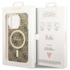Guess GUHMP13LH4STW iPhone 13 Pro / 13 6.1" Braun/Braun Hardcase 4G MagSafe