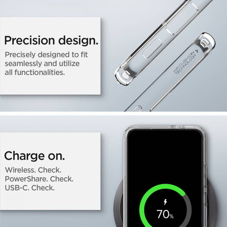 Etui SAMSUNG GALAXY S22 Spigen Ultra Hybrid Crystal Clear transparentne