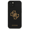 Guess nakładka do iPhone 13 Mini 5,4&quot; GUHCP13SLS4GGBK czarny hard case Silicone 4G Logo
