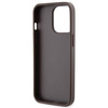 Original Handyhülle IPHONE 13 PRO Guess Hardcase Crossbody 4G Metal Logo (GUHCP13LP4TDSCPW) braun