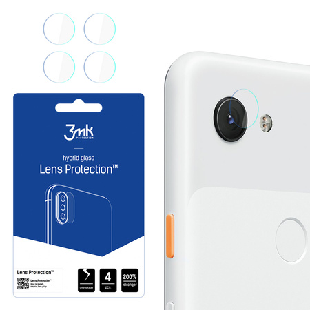 3MK FlexibleGlass Lens Google Pixel 3a Szkło hybrydowe na obiektyw aparatu 4szt