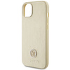 Etui Guess Strass Metal Logo do iPhone 15 Plus - złote