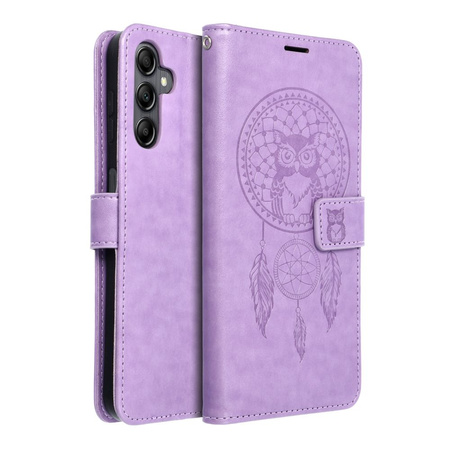 Kabura MEZZO Book do SAMSUNG A14 4G / A14 5G  łapacz snów fioletowy