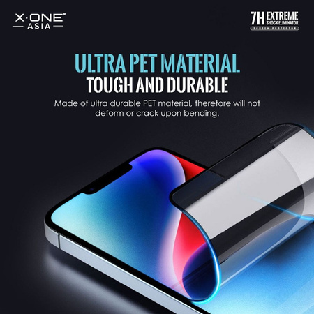 Szkło hartowane X-ONE Extreme Shock Eliminator 4th gen. - do iPhone 14 Pro Max/15 Plus