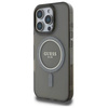 Original Case IPHONE 16 PRO Guess Hardcase IML Glitter Circle MagSafe (GUHMP16LHFGEREK) black