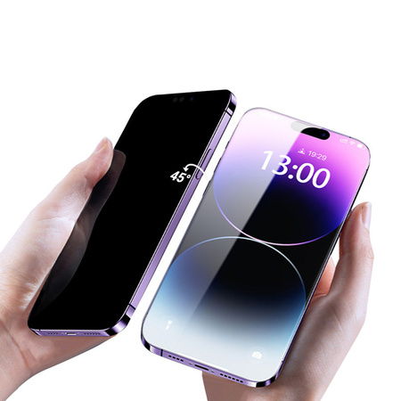 Hartowane szkło Privacy Glass do SAMSUNG GALAXY S23 PLUS CZARNE
