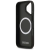 Etui BMW M Tricolor Metal Logo MagSafe do iPhone 17 - szare