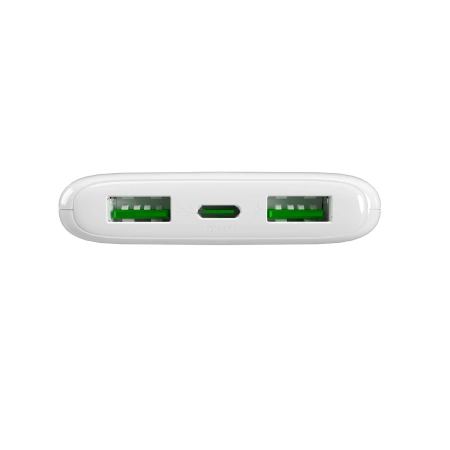 Powerbank Puro DAILY 10 PLUS 10000mAh 2x USBA / 1x USB-C 22,5W - weiß