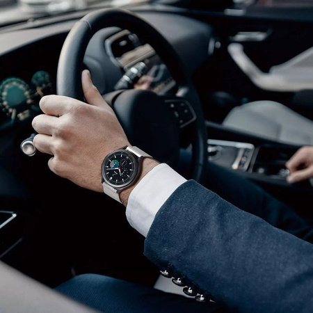 Dux Ducis Magnetic Strap Wristband for Samsung Galaxy Watch / Huawei Watch / Honor Watch (20mm band) Magnetic Wristband Silver (Milanese Version)