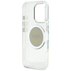 Guess IML Metal Colored Circle Classic Logo MagSafe - Etui do iPhone 16 Pro Max (szary)