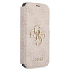 Guess etui do iPhone 13 Pro Max 6,7&quot; GUBKP13X4GMGPI różowy book case 4G Big Metal Logo