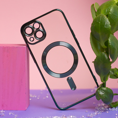 Nakładka Color Chrome Mag do iPhone SE 2024 zielona