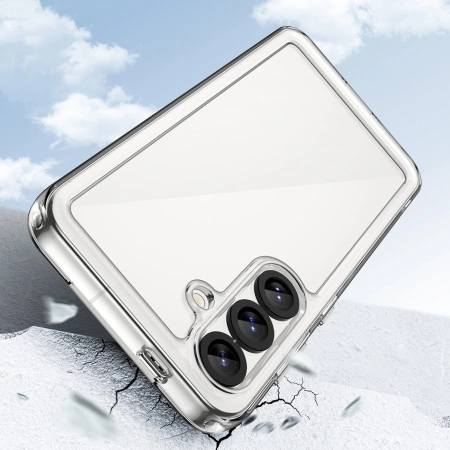 Etui Outer Space Case z żelową ramką na Xiaomi Note 14 Pro 4G - przezroczyste