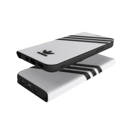 Adidas OR Booklet Case PU iPhone 12/12 Pro 6.1 "white black / white black 42248