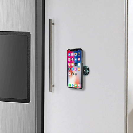 Wozinsky samoprzylepny magnetyczny uchwyt samochodowy na deskę rozdzielczą czarny (WMH-02)