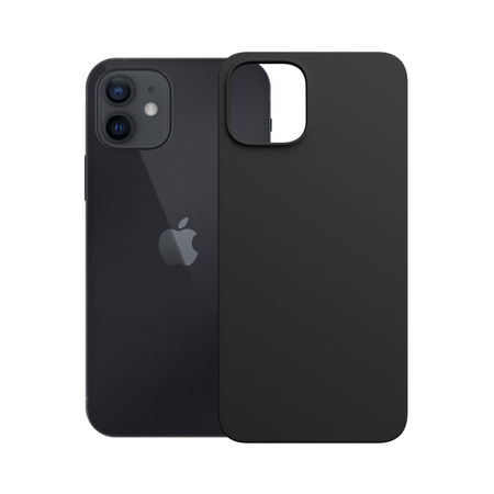 Apple iPhone 12 - 3mk Hardy MagSilicone Black