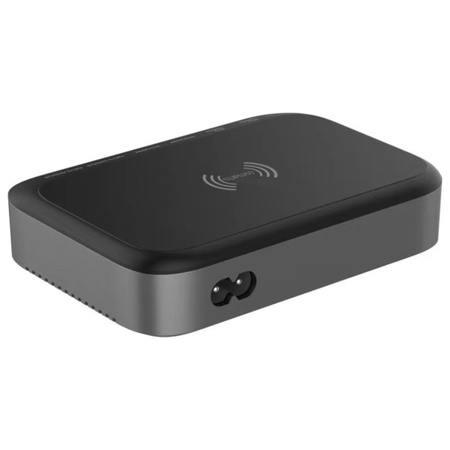 4smarts Stacja ładująca 7w1 100W          z ładowaniem bezprzewodowym czarno-szary/black-grey 540571