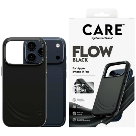 CARE by PanzerGlass Feature FLOW MagSafe Case for iPhone 17 Pro - Black