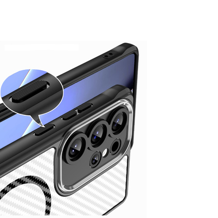 Nakładka Defender Carbon Mag do Samsung Galaxy S24 czarna