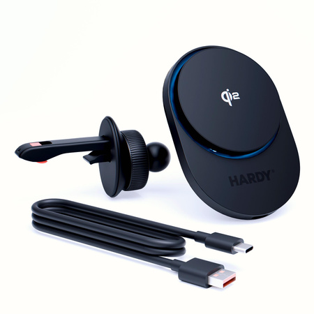 Accessories - 3mk Hardy AeroCharger 15W MPP Qi2 Black
