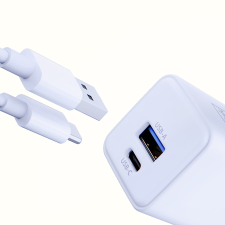 Accessories -3mk Hyper GaN Charger 20W QC4+ PD PPS USB 1A1C White EU
